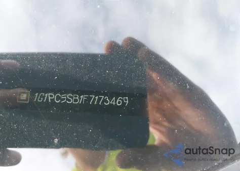 2015 Chevrolet Cruze 1Lt Auto z USA, uszkodzony, nr VIN 1G1PC5SB1F7173469